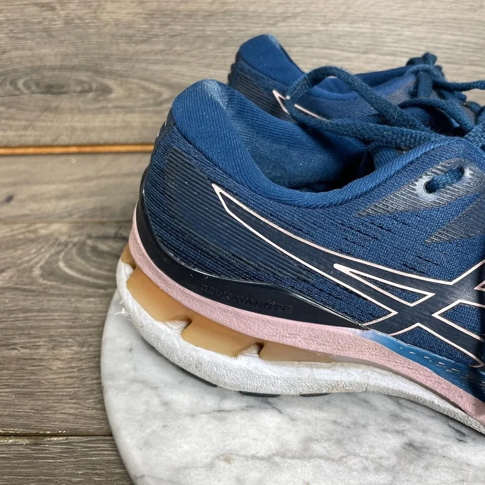 ASICS Shoes Womens 7 Blue Gel Kayano 28 Lace Up Sneakers Running Walking Comfort